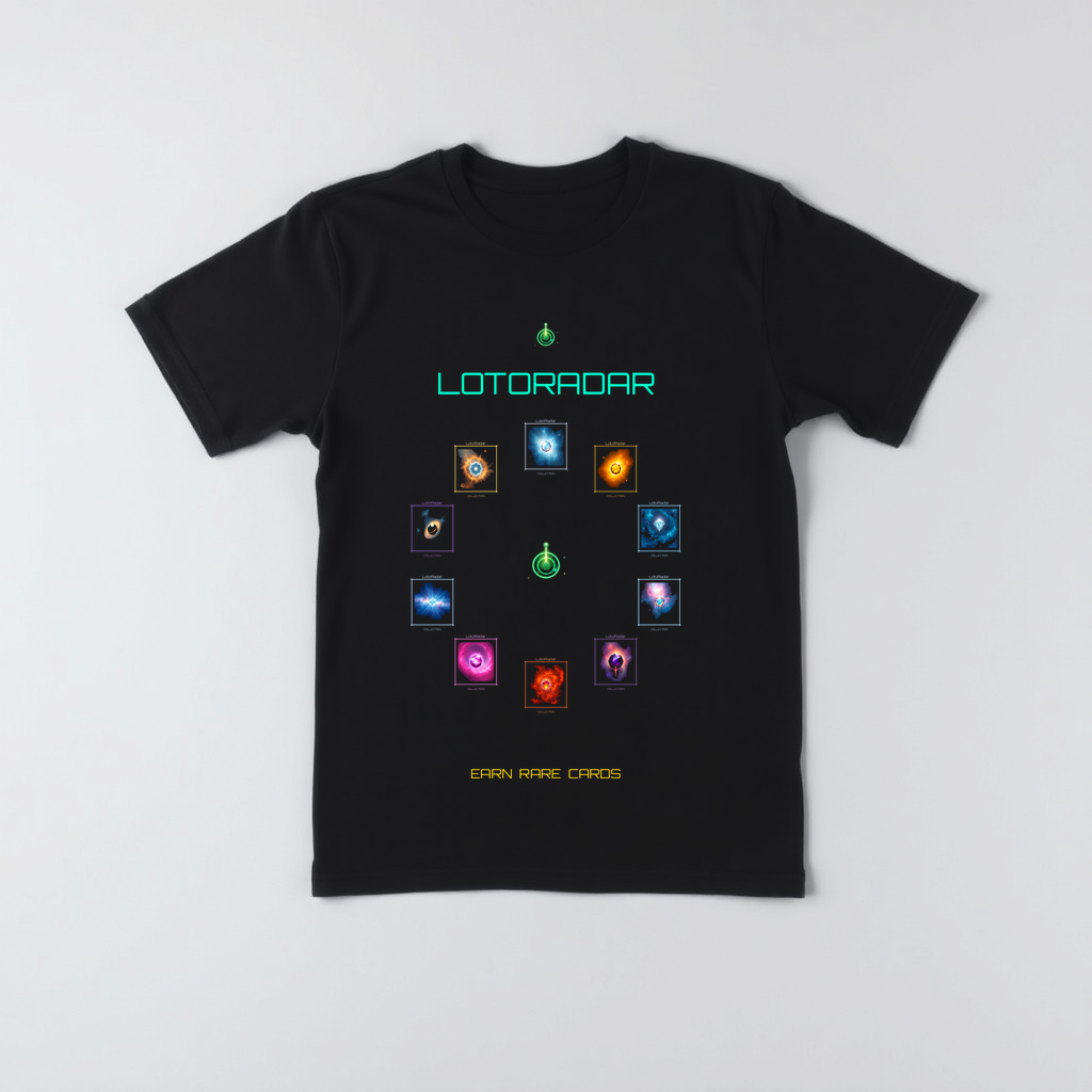 LotoRadar Black Tee Back