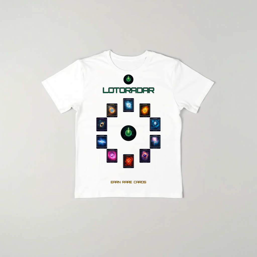 LotoRadar White Tee Back
