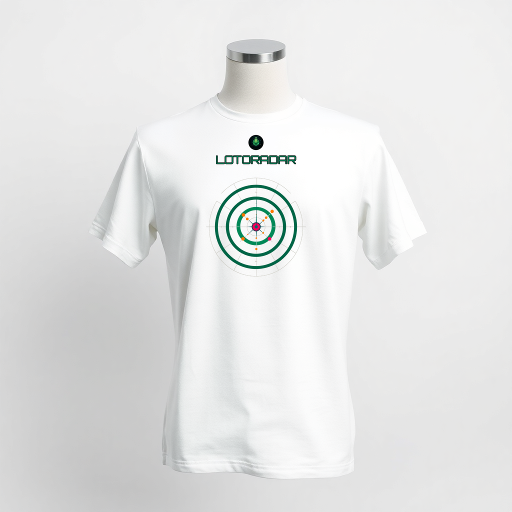 LotoRadar White Tee Front