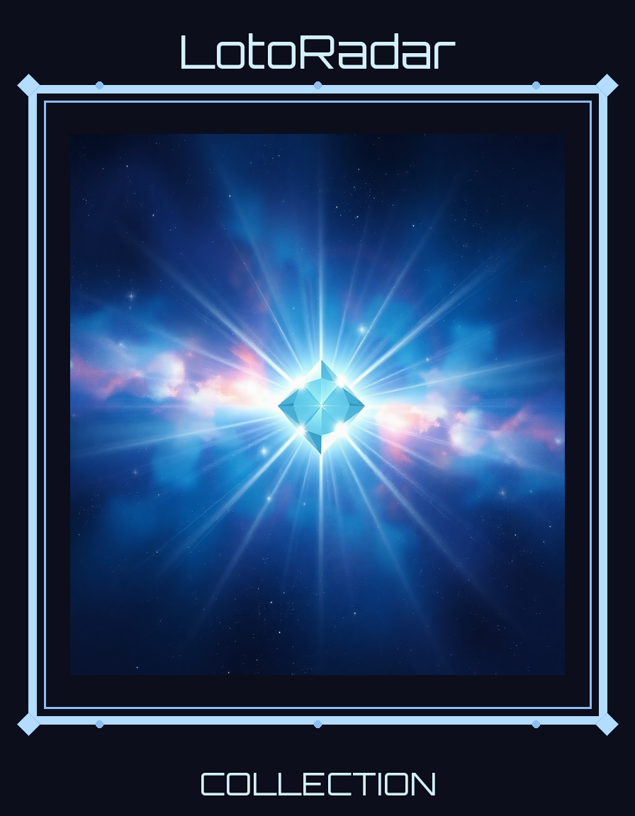Cartonaș colecționabil LotoRadar tier Celestial — Grecia Keno 20/80
